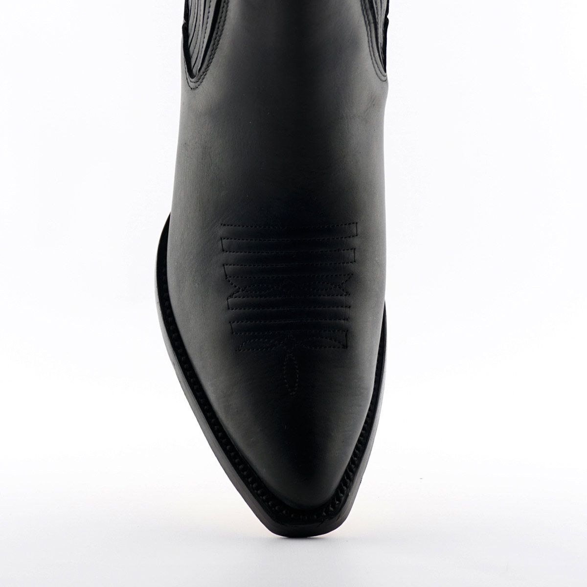 Grinders - Maverick Black Leather Cowboy / Western Style Boots