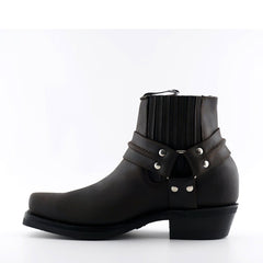 Grinders - Renegade Lo Brown Leather Cowboy / Western  Style Boots
