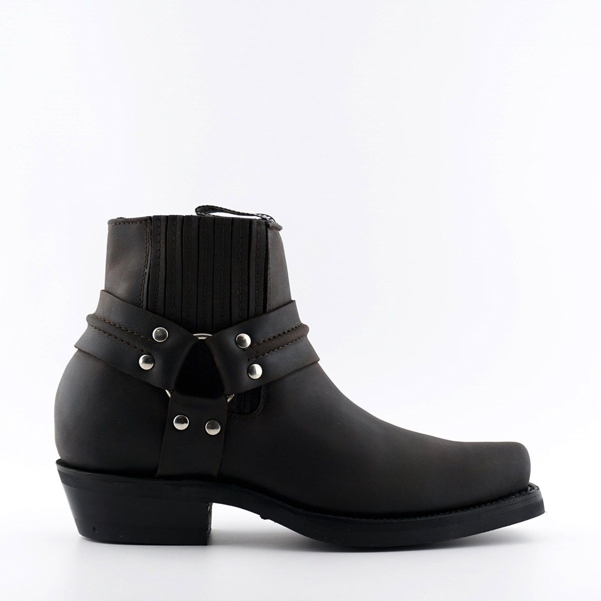 Grinders - Renegade Lo Brown Leather Cowboy / Western  Style Boots