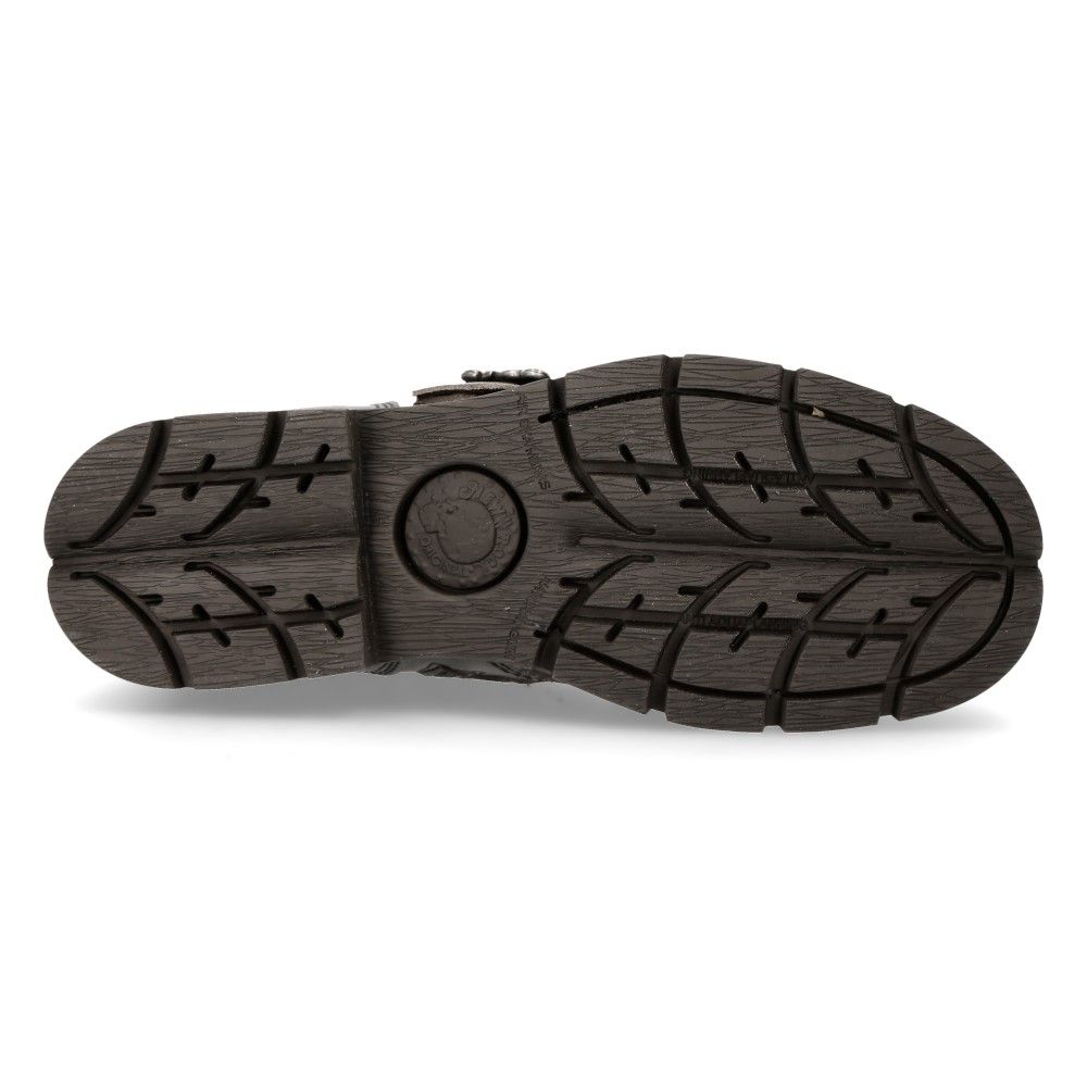 Vegan NEW ROCK - RANGER013MT-V1 - Black Vegan Leather Boots