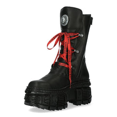 NEW ROCK -  WALL028B-C1 Chunky Platform Boots