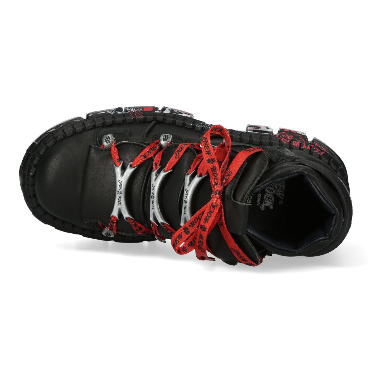 NEW ROCK -  WALL106-C9 Chunky Platform Boots