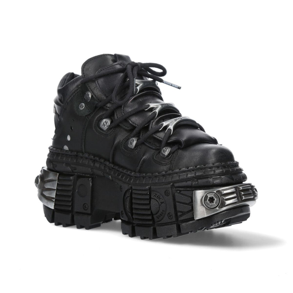 NEW ROCK -  WALL106-S10 Chunky Platform Boots