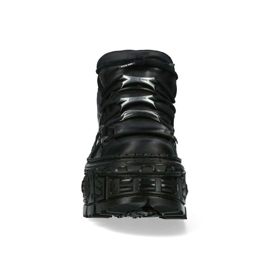 NEW ROCK -  WALL106-S12 Chunky Platform Gothic Boots