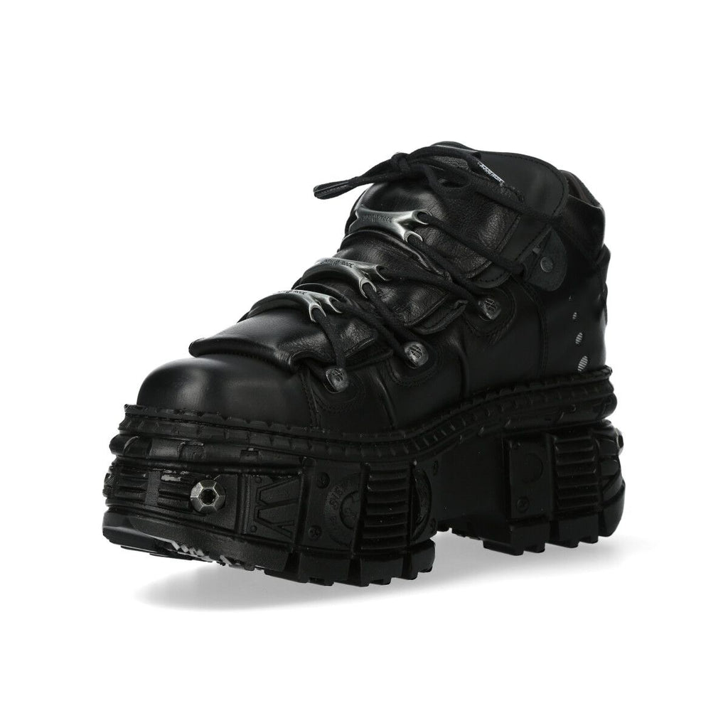 NEW ROCK -  WALL106-S25 Chunky Platform Boots