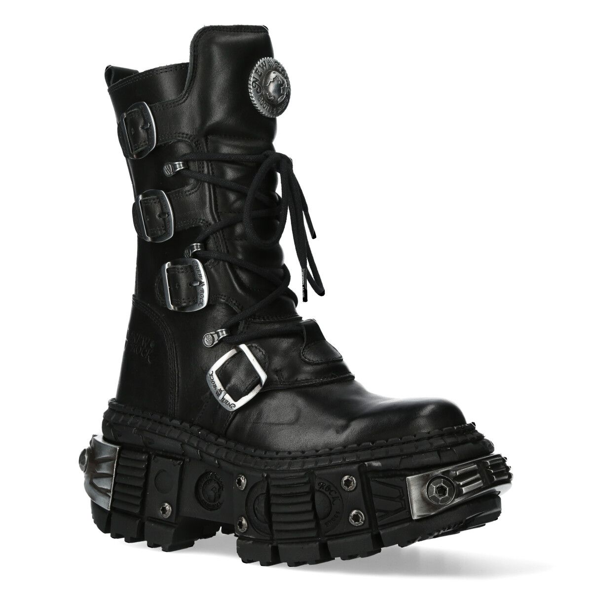 NEW ROCK - WALL1473-S11 Chunky Platform Boots – Leather Jacket Company