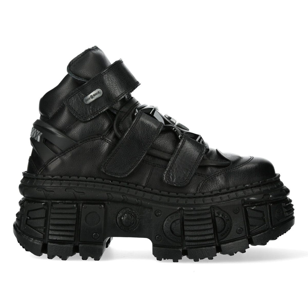 NEW ROCK -  WALL285-S2 Chunky Platform Boots