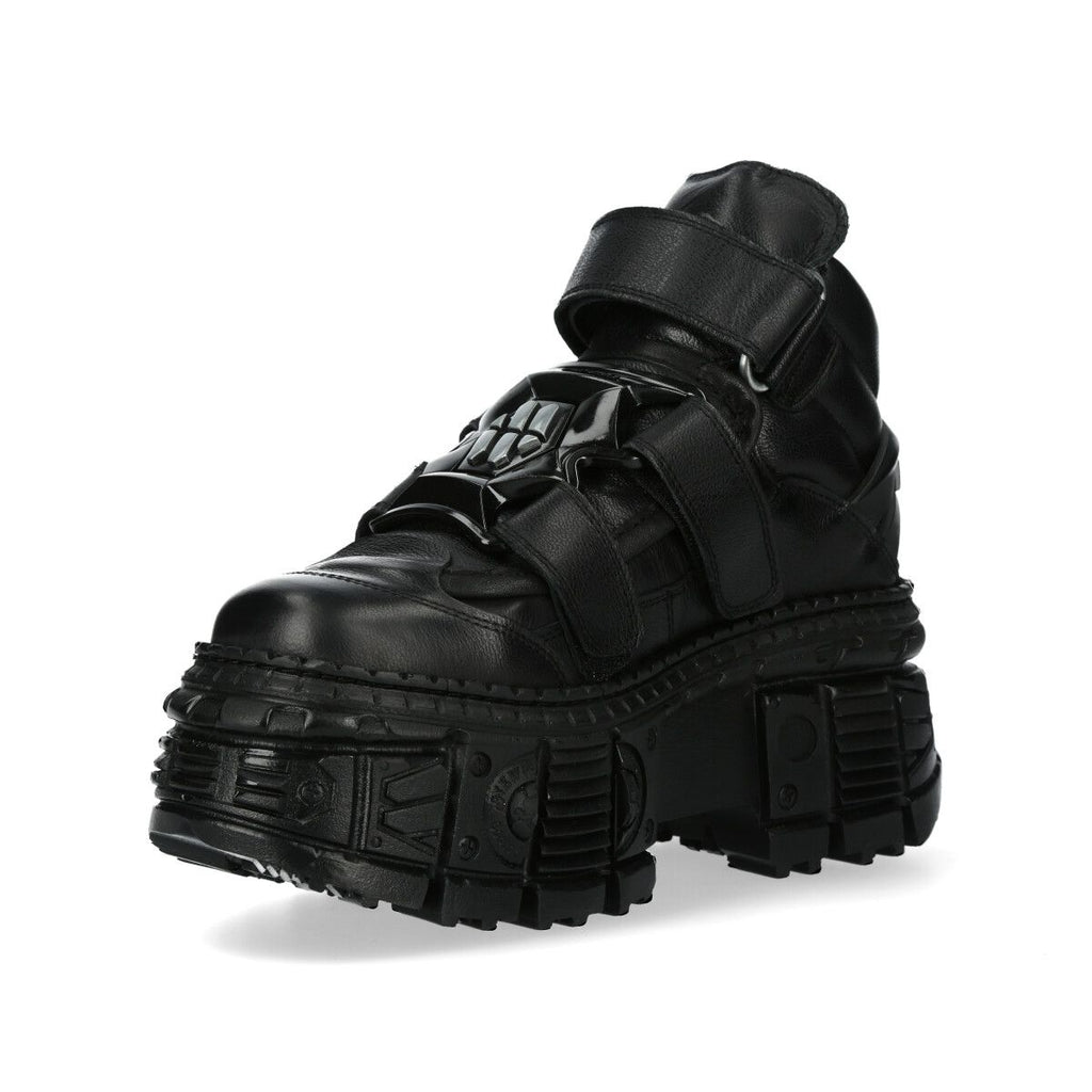 NEW ROCK -  WALL285-S2 Chunky Platform Boots