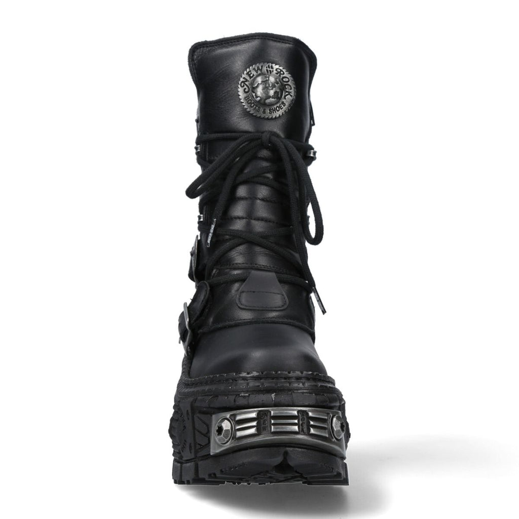 NEW ROCK -  WALL373-S3 Chunky Platform Boots