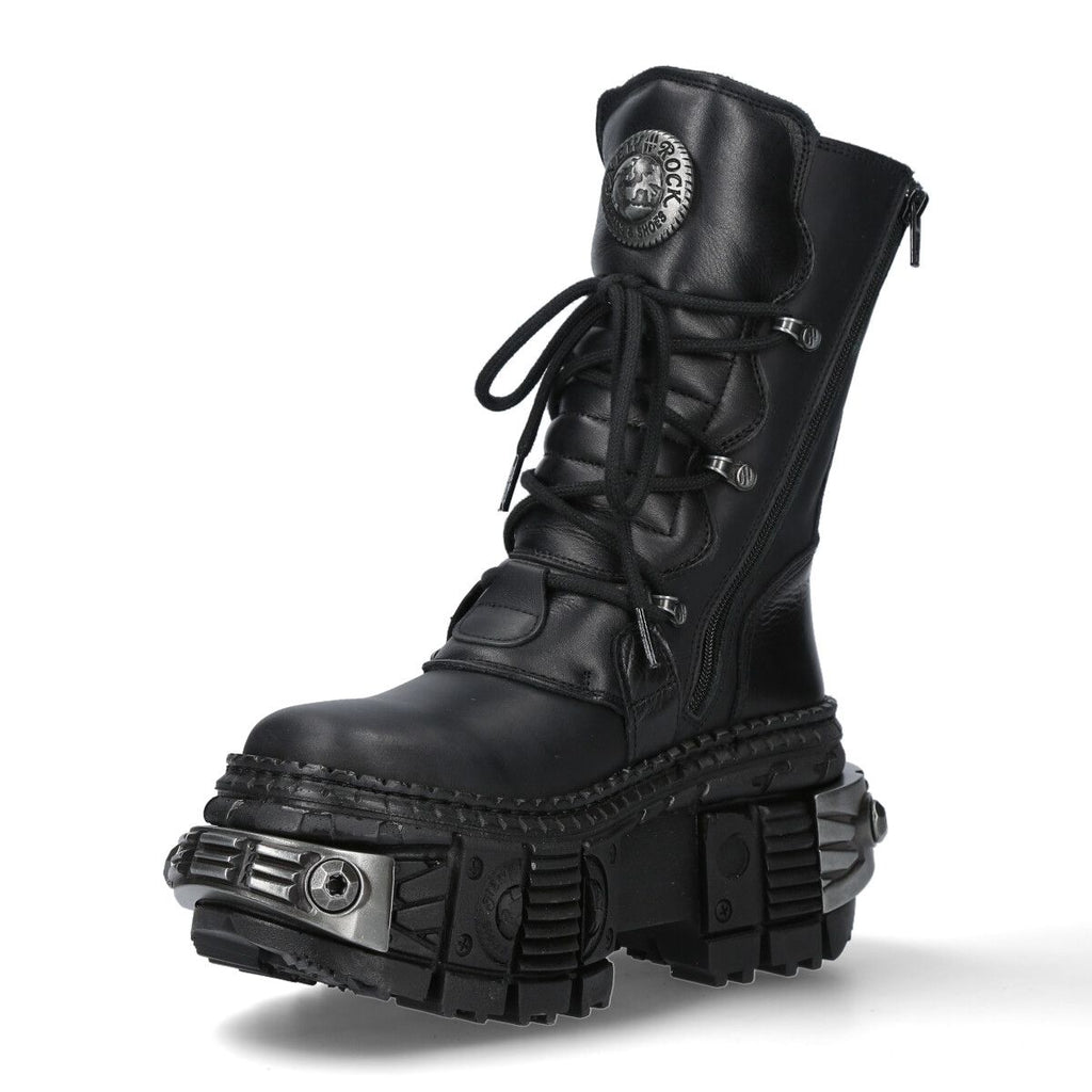 NEW ROCK -  WALL373-S3 Chunky Platform Boots