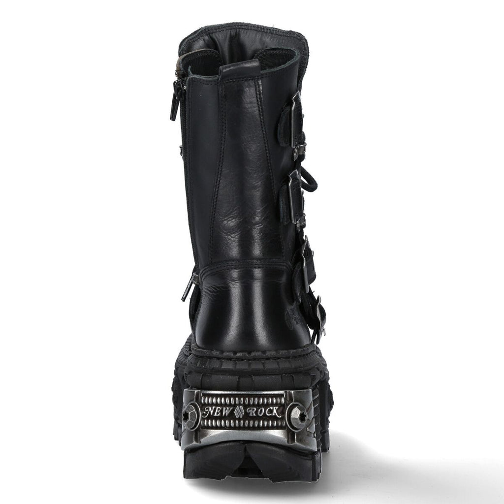 NEW ROCK -  WALL373-S3 Chunky Platform Boots
