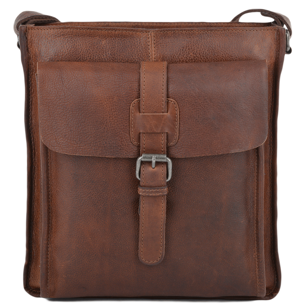 Tan Medium Leather Messenger Bag Leather Jacket Company