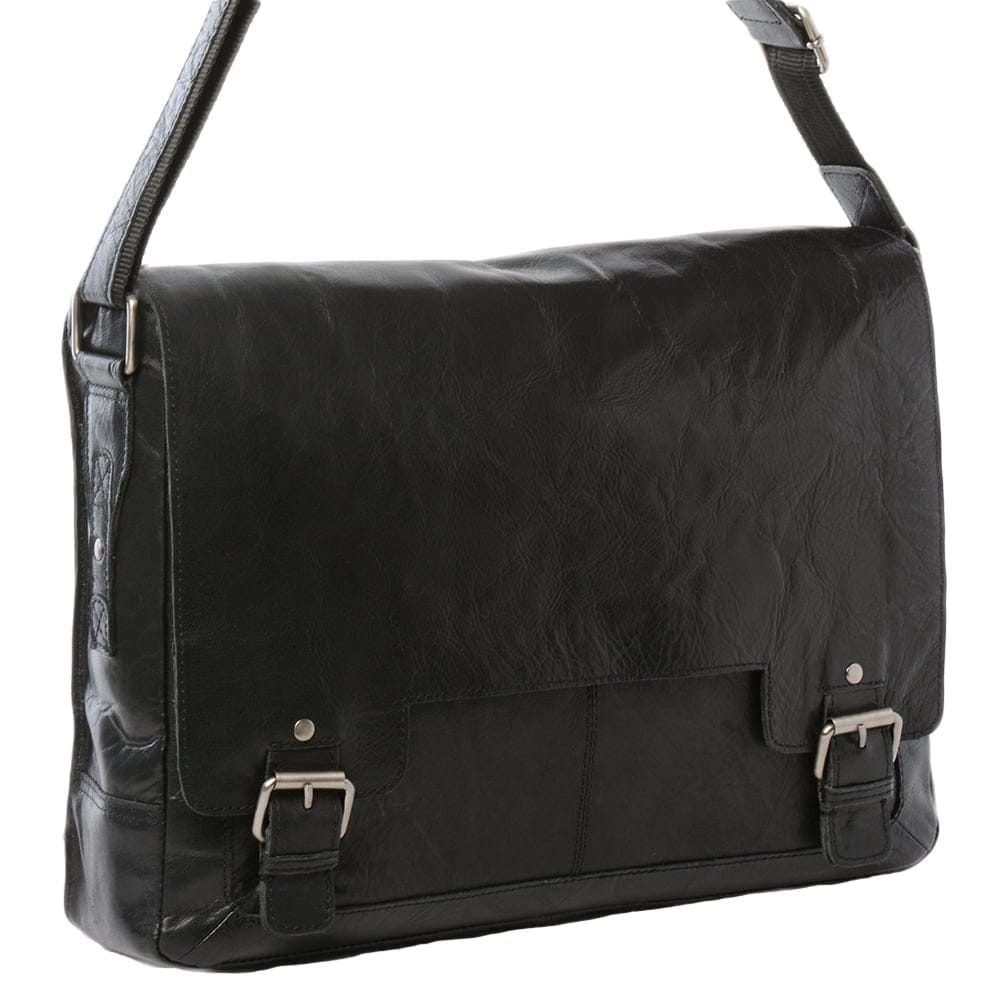 Black Leather Laptop Messenger Bag Leather Jacket Company black-leather-laptop-messenger-bag-leather-jacket-company