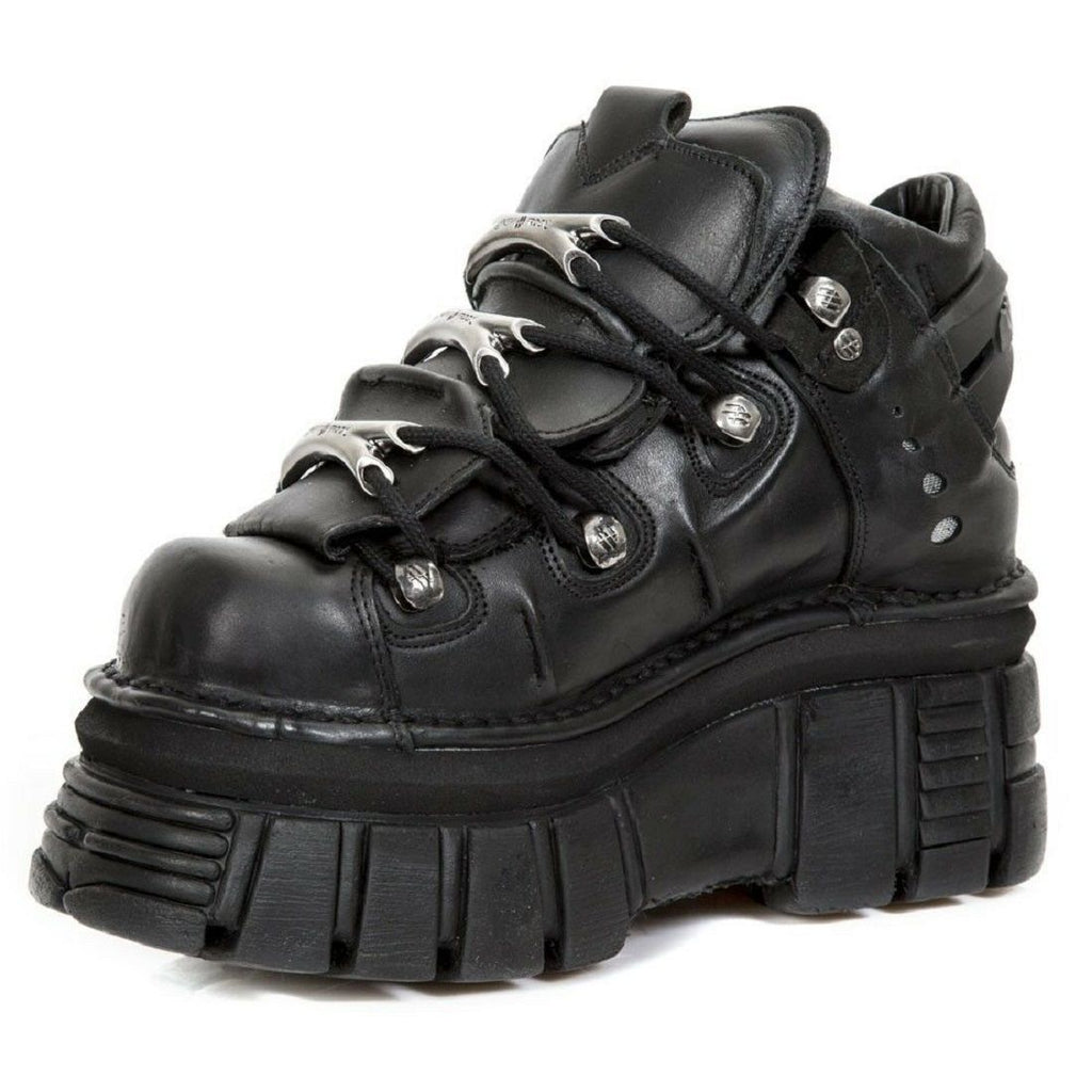 NEW ROCK -  M-106-S29 - Lace Up Tower Shoes