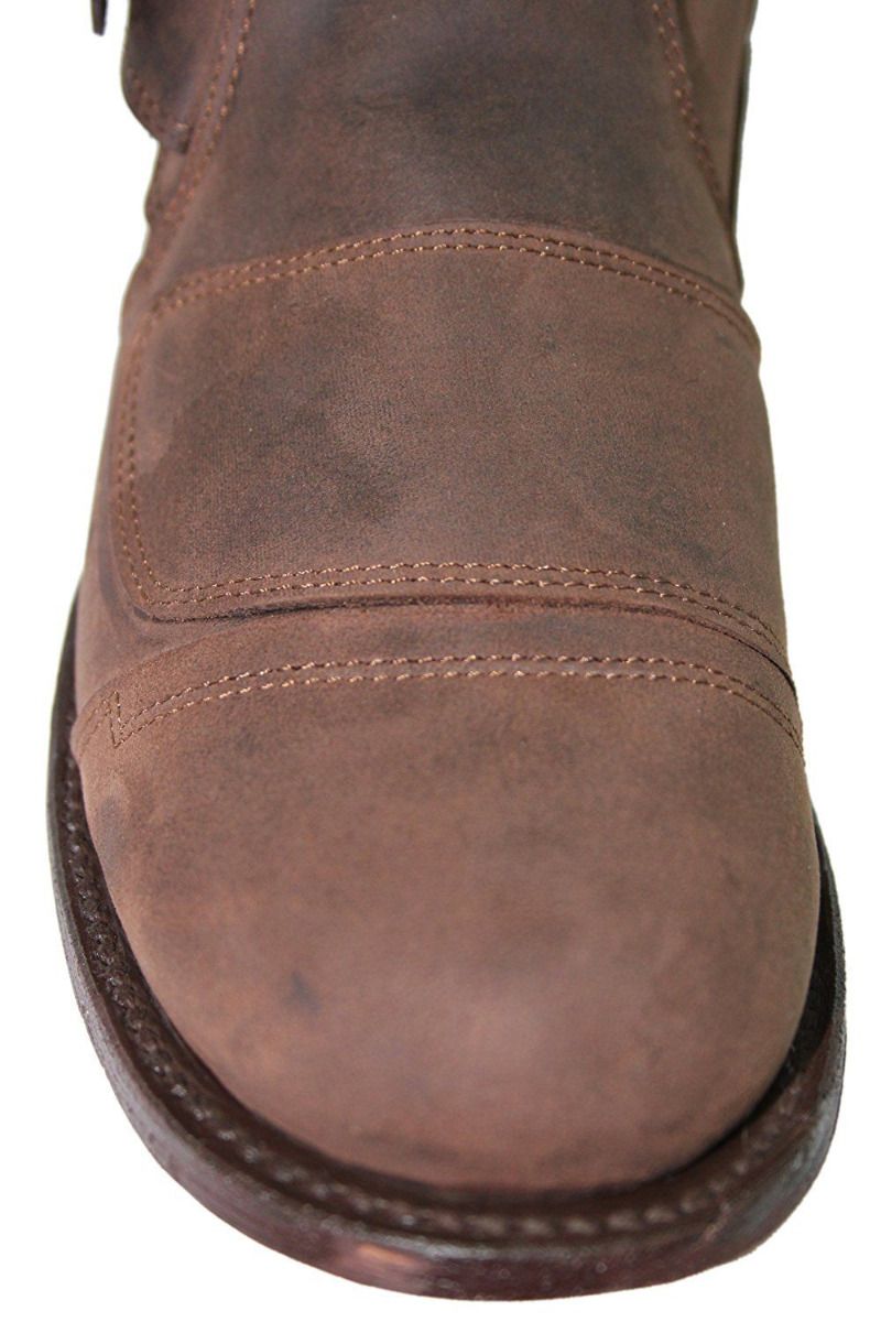 Grinders - Route 66 Boots Brown Leather Cowboy / Western  Style Boots