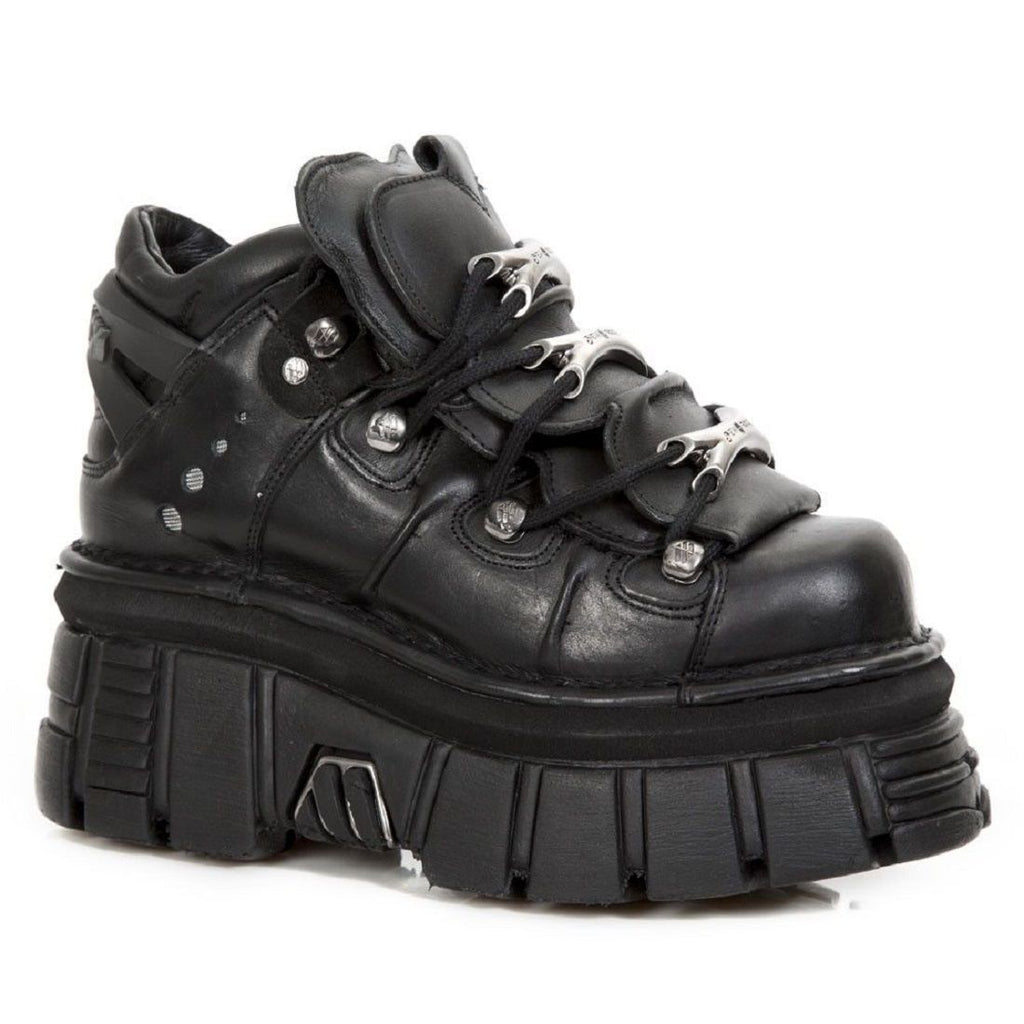 NEW ROCK - M-106-S29 - Lace Up Tower Shoes – Leather Jacket Company