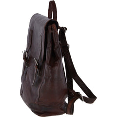 Vintage Brandy Leather Backpack