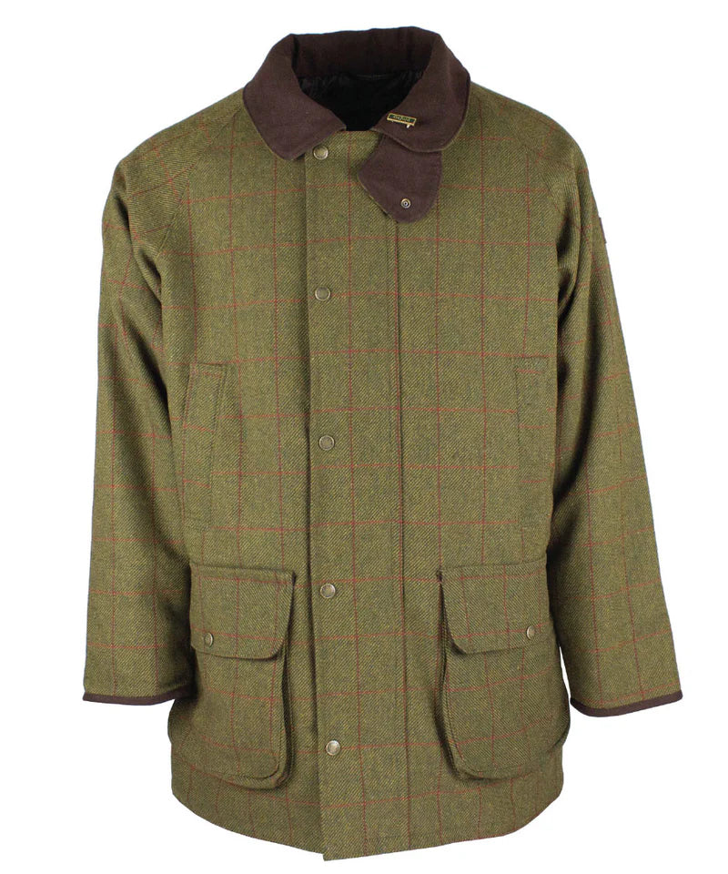 Men's Brampton Raglan Tweed Coat - LOVAT