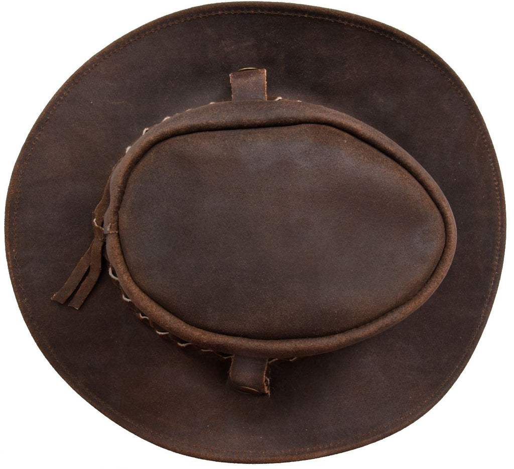 Dark Brown Australian Suede Cowboy / Western Style Hat