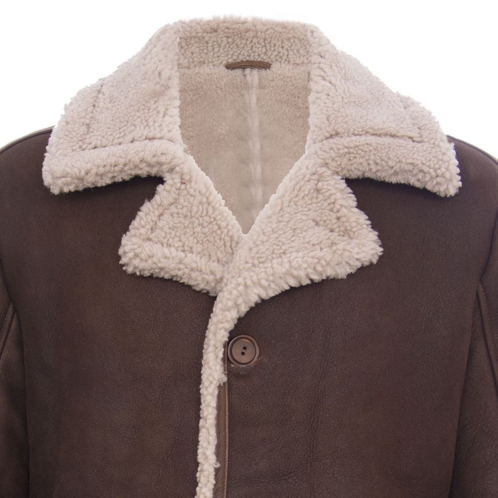 Men's Classic Sheepskin Coat: Carlos