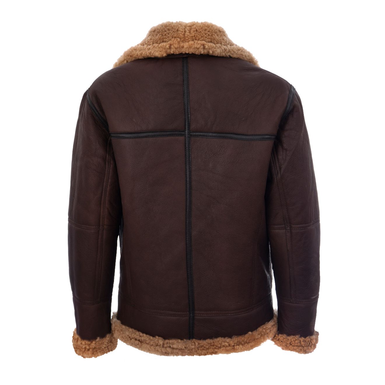 Men's Sheepskin Aviator Flight Jacket: Ronaldo