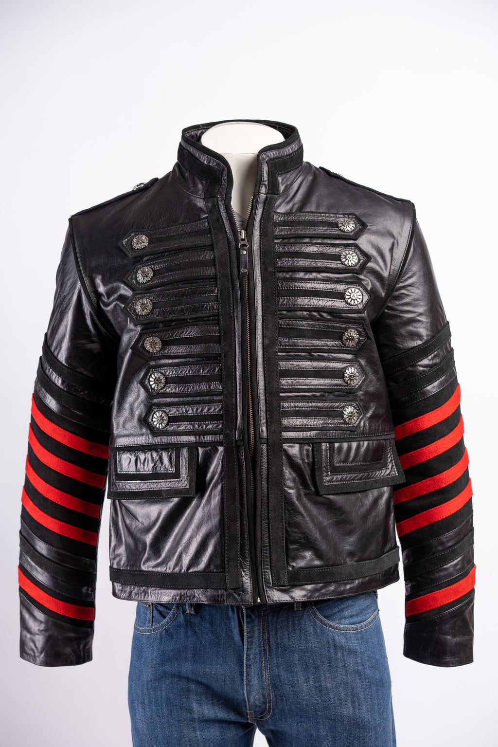 Mens gothic military best sale jacket