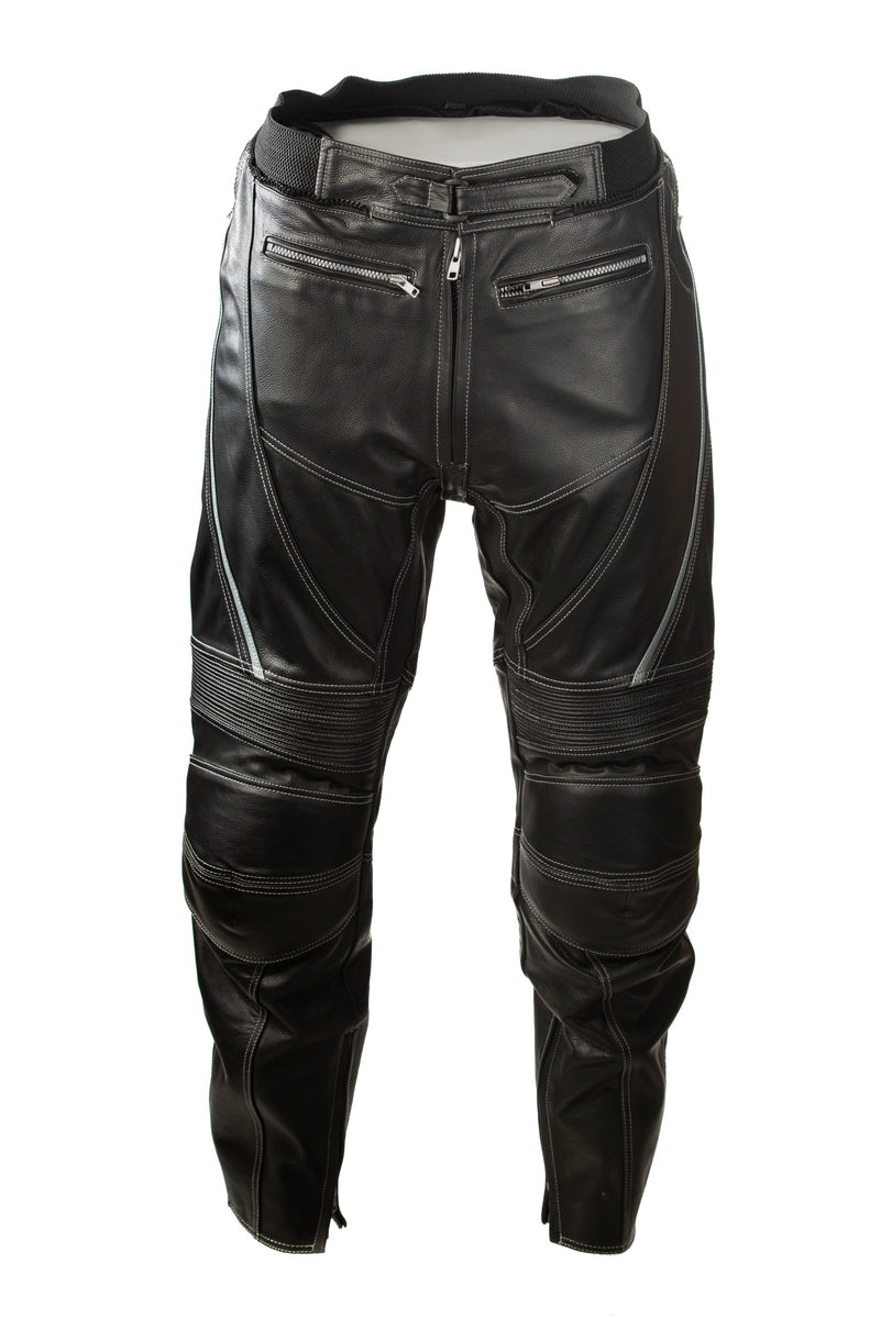 Mens Leather Armoured Motorcycle Trousers Leather Jacket Company