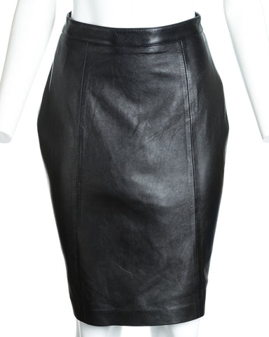 Ladies 21" Leather Skirt