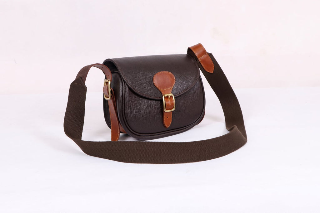 Dark Leather Cartridge Bag