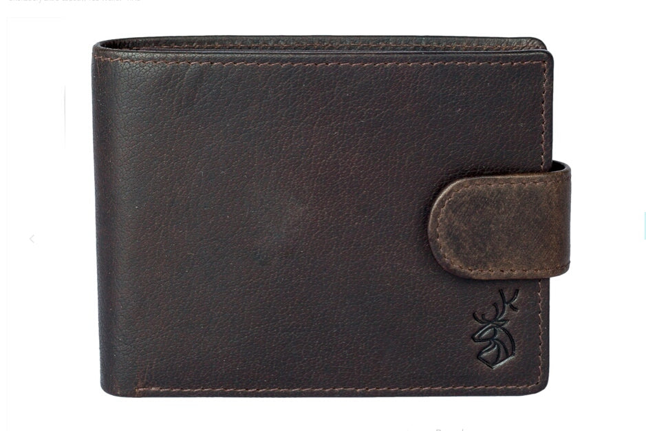Mala - Shaftsbury Extra Capacity Leather Tab Wallet with RFID