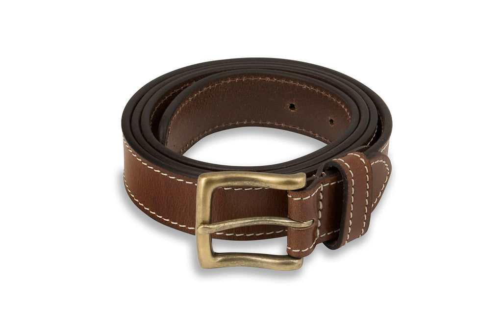 Men's Contrast Stitch Detail Belt