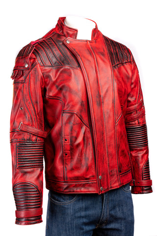 Men's Guardians Style Leather Jacket: The Guardian