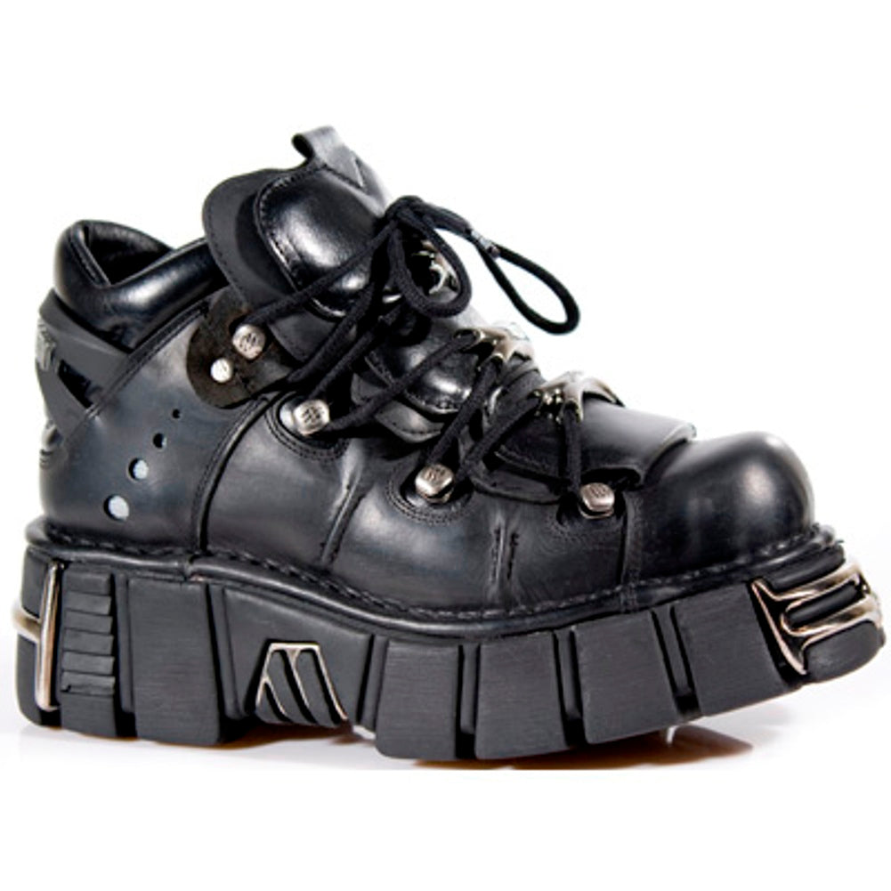 NEW ROCK -  M-106-S1 - Lace Up Tower Shoes