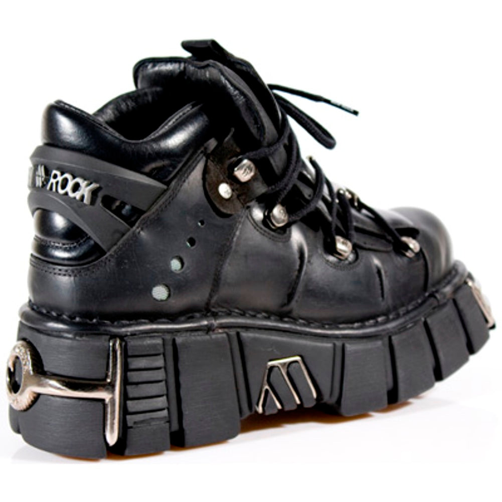 NEW ROCK -  M-106-S1 - Lace Up Tower Shoes