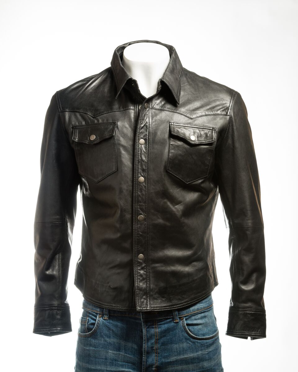 Renzo leather biker jacket hotsell