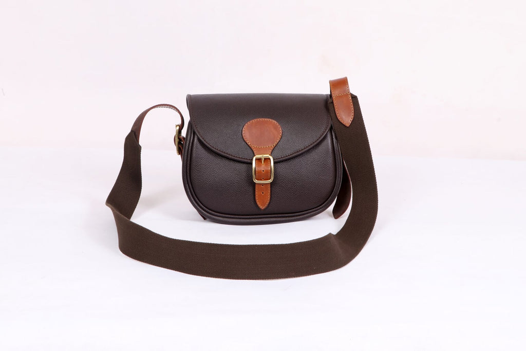 Dark Leather Cartridge Bag
