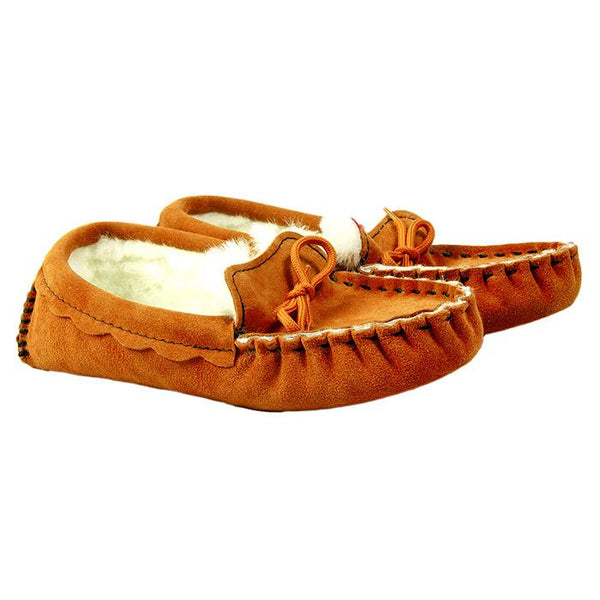 Minnetonka sheepskin moccasin sales