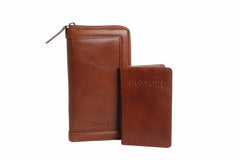 Men's Leather Travel Wallet