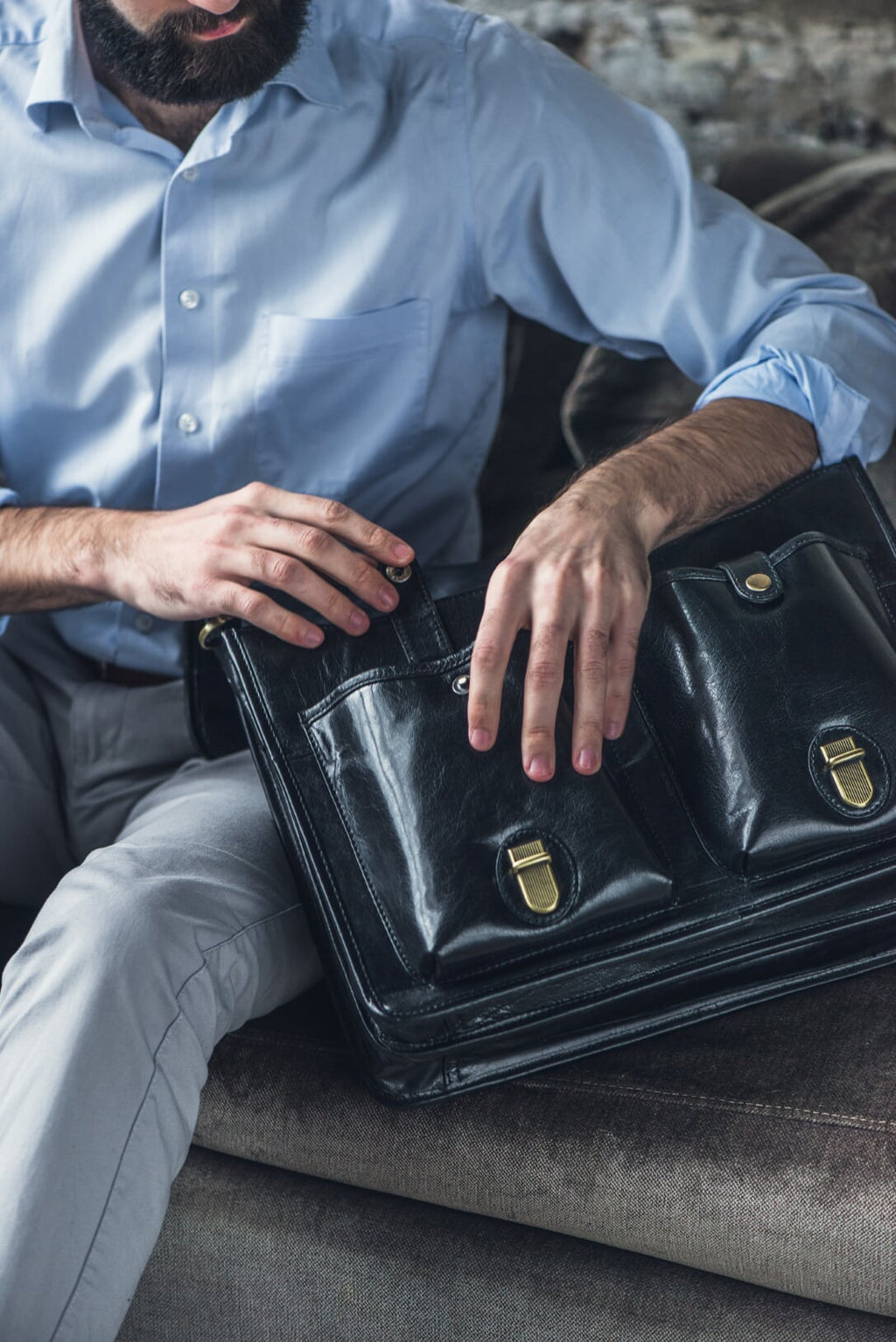 Men's  Leather Briefcase