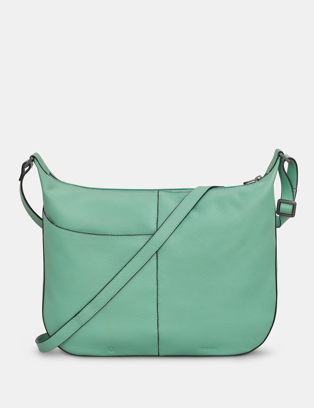 Yoshi - Mint Green Zebra Leather Hobo Bag