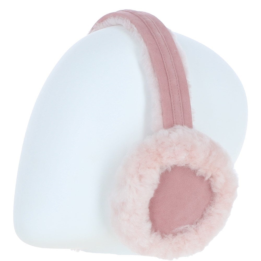Ladies Pink Sheepskin Earmuffs