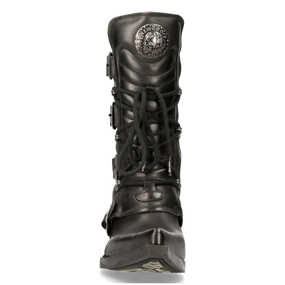 NEW ROCK - M-7993-S1 Western Style Biker Boots