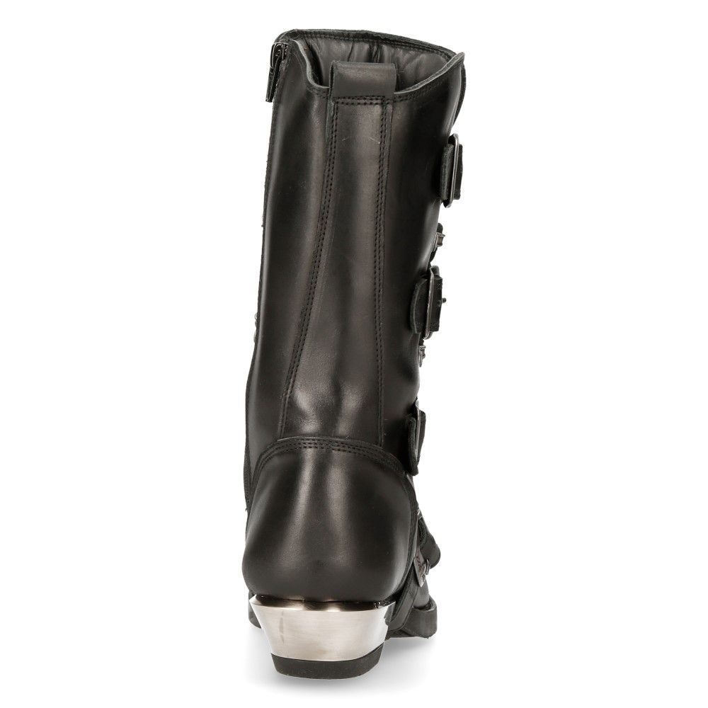 NEW ROCK - M-7993-S1 Western Style Biker Boots