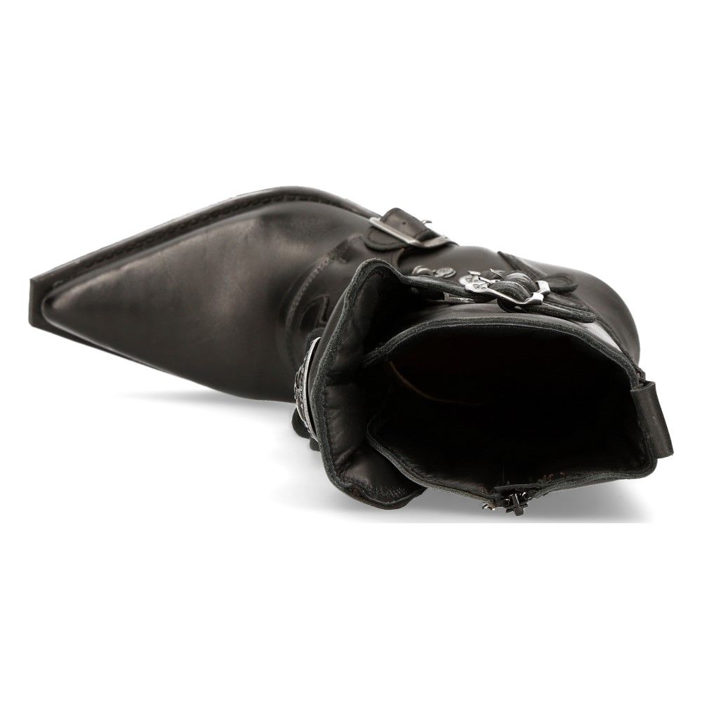 NEW ROCK - M-7993-S1 Western Style Biker Boots