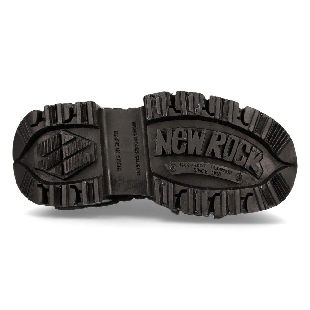 NEW ROCK - MILI083CCT-C4 Metallic Platform Military Boots