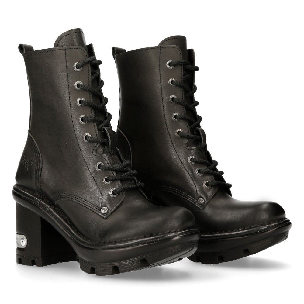 NEW ROCK - NEOTYRE07X-S1 - Heeled Biker Boots