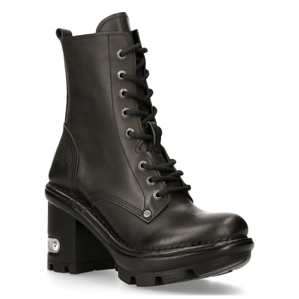 NEW ROCK - NEOTYRE07X-S1 - Heeled Biker Boots