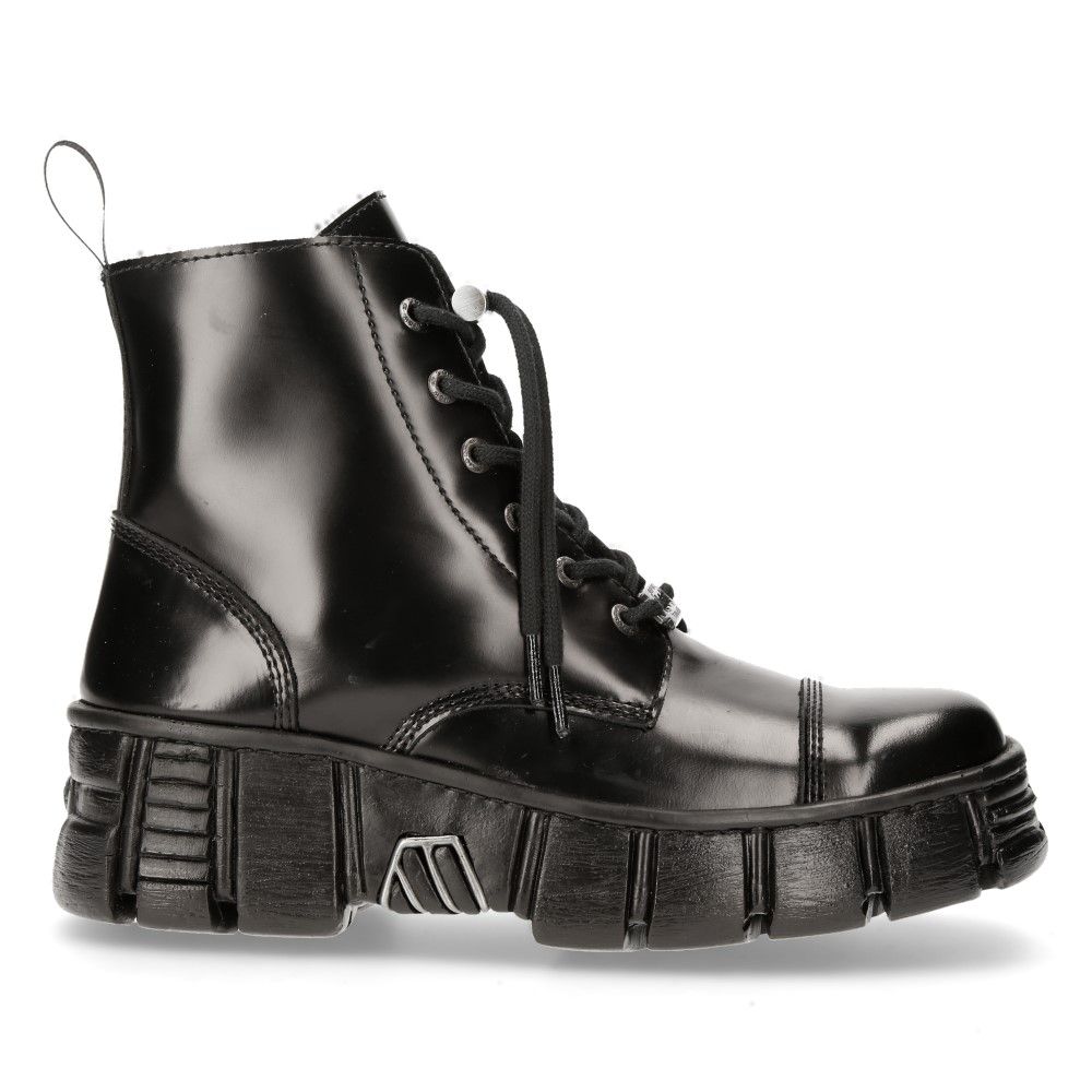 NEW ROCK - M-WALL005N-C6 Ankle Biker Boots