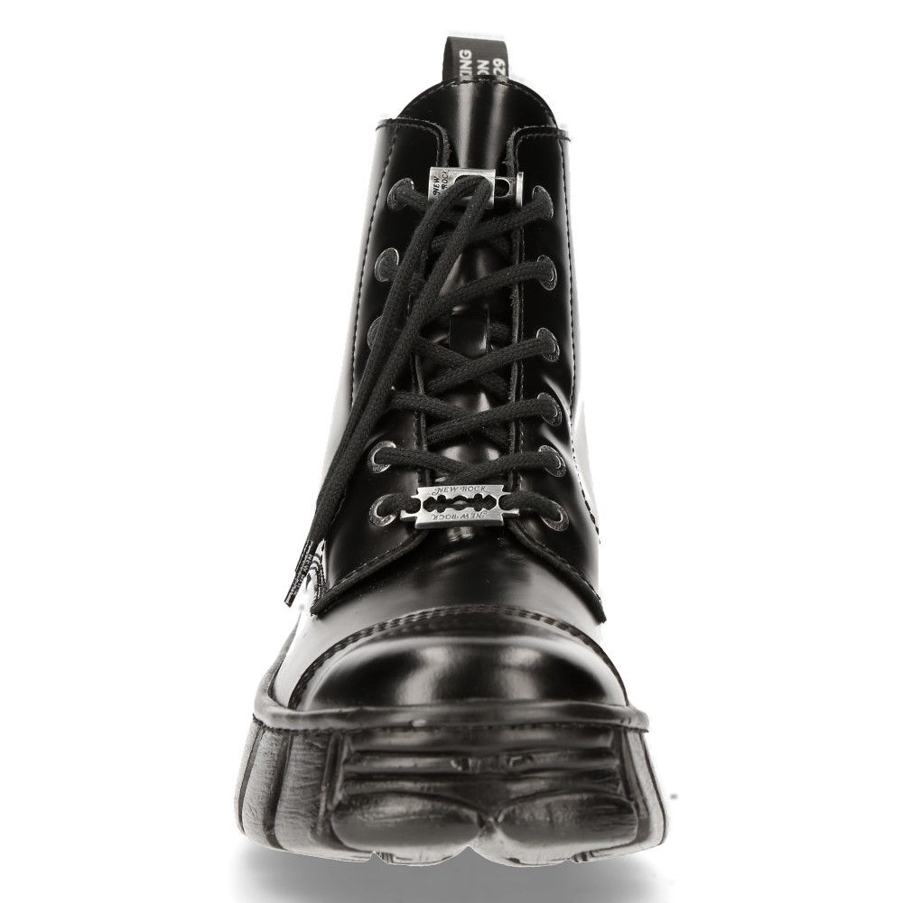 NEW ROCK - M-WALL005N-C6 Ankle Biker Boots