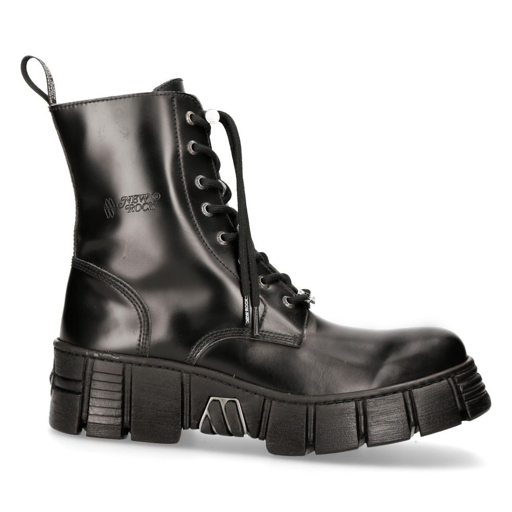 NEW ROCK - M-WALL026N-C5 Ankle Tower Boots